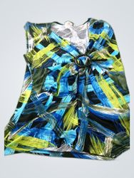 Blouse with Abstract Pattern