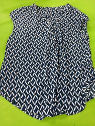Unbranded Geometric Print Sleeveless Blouse