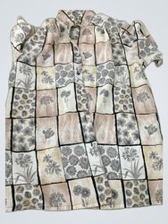 Alia Printed Patchwork Blouse