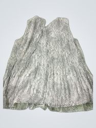 Gray Snakeskin Dress