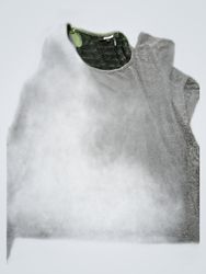 DKNY Gray Long-Sleeve Knit Top