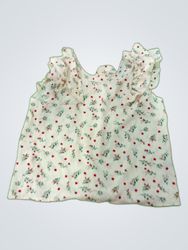 Blouse with Floral Pattern