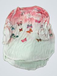 Blouse with Butterfly Print