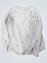 Max CoCo Printed Long Sleeve Blouse