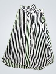 H&M Black and White Striped Skirt