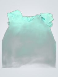 Zananana Light Blue Puffed Sleeve Blouse