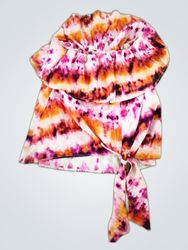 Creed Vintage Printed Ruffle Blouse