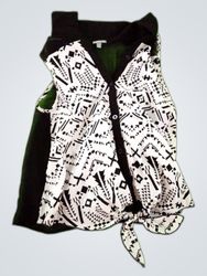 Charlotte Russe Printed Blouse