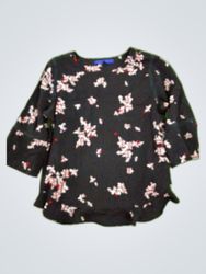APT 9 Printed Floral Blouse