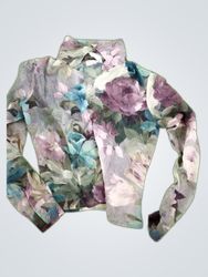 XOXO Printed Floral Blouse