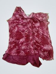 Unbranded Printed Ruffle Blouse