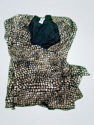 Printed Sheer Blouse