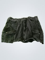 Unbranded Black Denim Cargo Shorts