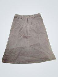 b.young Gray Cargo Midi Skirt
