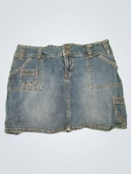 Unbranded Denim Cargo Mini Skirt
