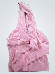 Juicy Couture Pink Velour Hoodie