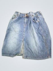 St. John's Bay Denim Mini Skirt