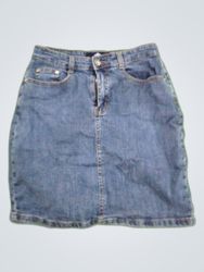 Jean Bay Denim Mini Skirt