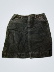 Black Denim Skirt