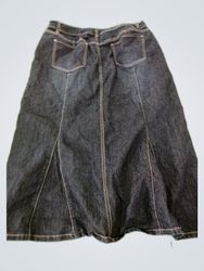 Denim Midi Skirt