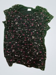 Blouse with Floral Pattern