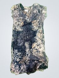 Blouse with Floral Pattern