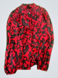 Printed Long Sleeve Blouse