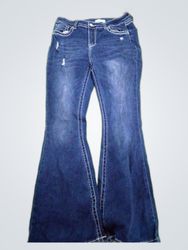 Bamboo Flared Denim Jeans