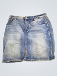 Faded Glory Denim Mini Skirt