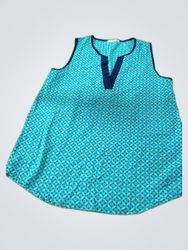 Hawthorn Geometric Print Sleeveless Tank Top