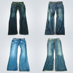 Flare and Straight Jeans