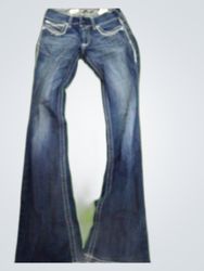 Vintage Flared Denim Jeans