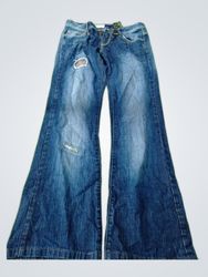 Creed Vintage Distressed Bootcut Jeans