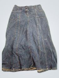 Crewd Vintage Denim Maxi Skirt