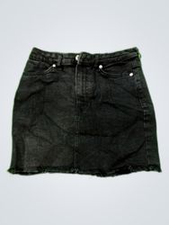 Bershka Black Denim Skirt