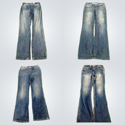 Blue Flare Denim Jeans