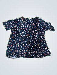 Unbranded Printed Floral Short Sleeve Blouse