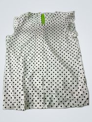 Sugar Free Polka Dot Sleeveless Blouse