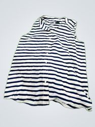 Lacoste Striped Sleeveless Blouse