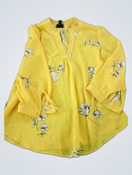 Yellow Floral Blouse