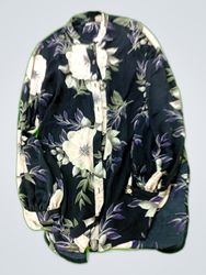 Creed Vintage Floral Printed Long Sleeve Blouse