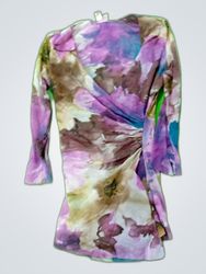 Blouse with Floral Pattern