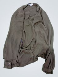 Zara Sheer Long Sleeve Blouse