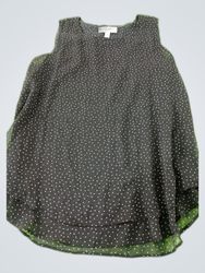 Black Polka Dot Blouse
