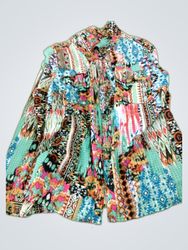 Studio Works Printed Button-Up Shirt