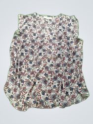 LOFT Printed Sleeveless Blouse