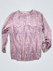 Notations Printed Blouse