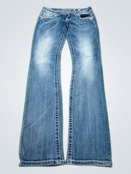 Miss Me Distressed Low-Rise Jeans