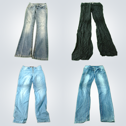 Distressed Light Blue Jeans