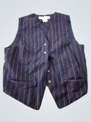 Karen Scott Striped Vest